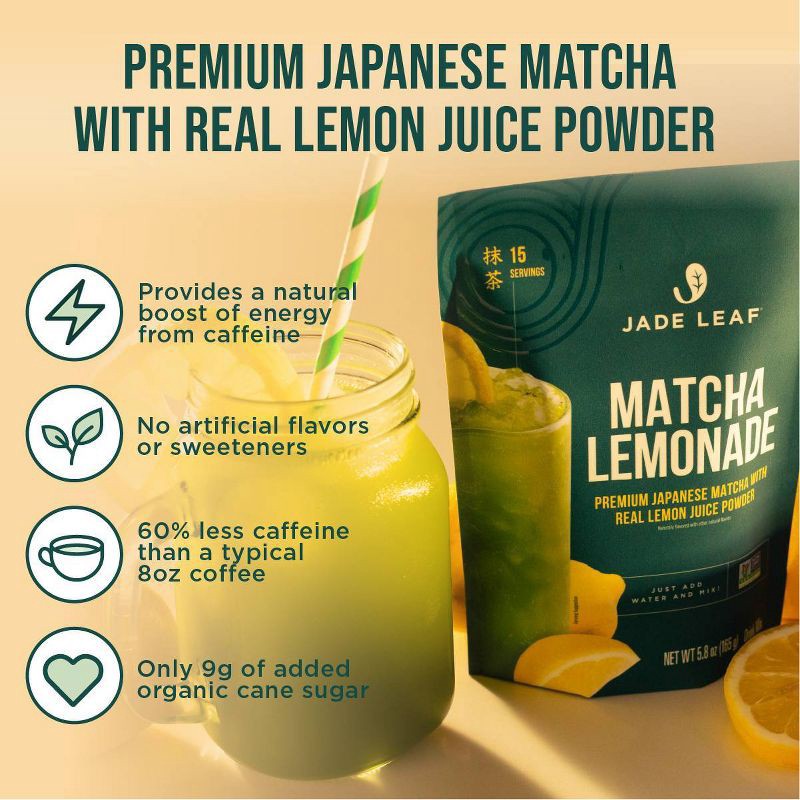 slide 4 of 6, Jade Leaf Matcha Lemonade Drink Mix - 3.9oz, 3.9 oz