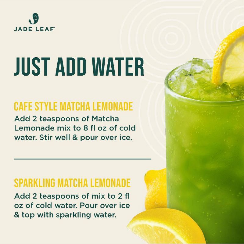 slide 5 of 6, Jade Leaf Matcha Lemonade Drink Mix - 3.9oz, 3.9 oz