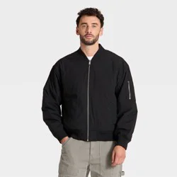 Men's Varsity Jacket - Goodfellow & Co™ Black L