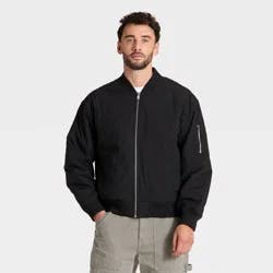 Men's Varsity Jacket - Goodfellow & Co™ Black L
