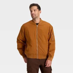 Men's Varsity Jacket - Goodfellow & Co™ Brown L