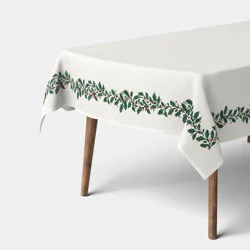84"x60" Holly Berry Tablecloth - Threshold™
