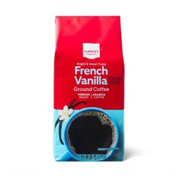 French Vanilla Flavored Medium Roast Ground Coffee - 12oz - Market Pantry™