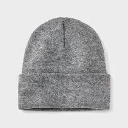 Men's Knit Cuffed Beanie - Goodfellow & Co™ Light Gray