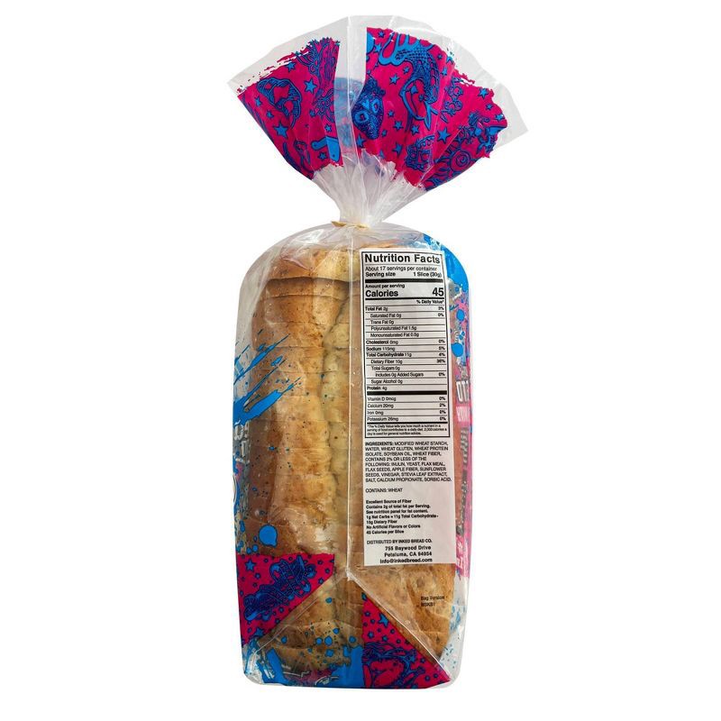 slide 3 of 5, Inked Bread Co. Timber Wolf Keto Seeds Bread - 18oz, 18 oz