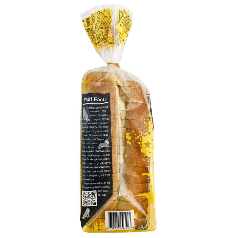 slide 4 of 6, Inked Bread Co. Keto Big Bread Wolf Sourdough Bread - 16oz, 16 oz