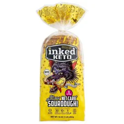 Inked Bread Co. Keto Big Bread Wolf Sourdough Bread - 16oz