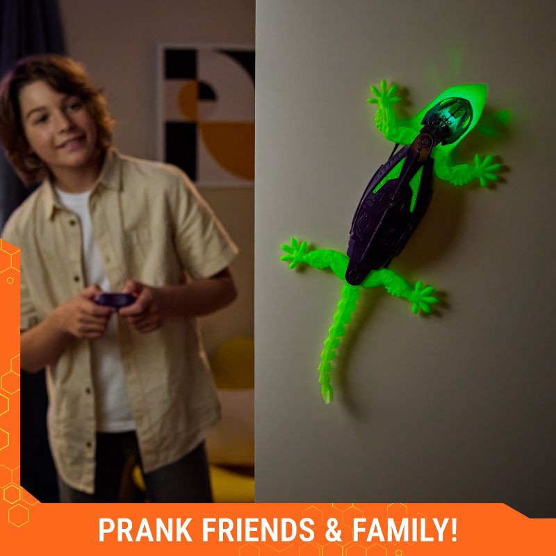 slide 5 of 7, HEX BOTS Smart Gecko Glow in the Dark Robot, 1 ct