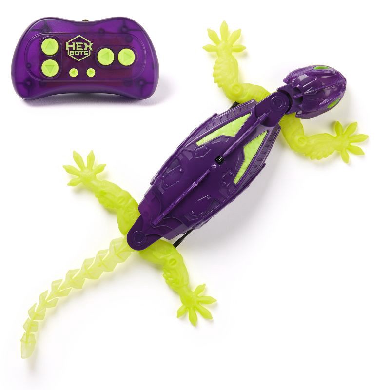 slide 1 of 7, HEX BOTS Smart Gecko Glow in the Dark Robot, 1 ct