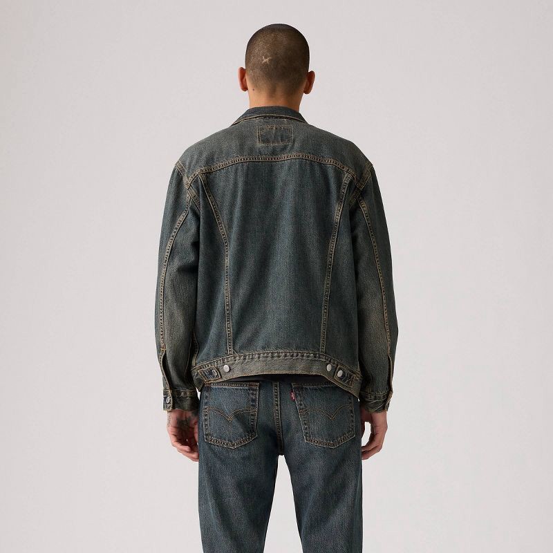 slide 2 of 3, Levi's® Men's Relaxed Fit Trucker Jacket - Cocoa Butter XXL, 1 ct