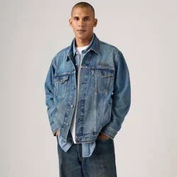 Levi's® Men's Relaxed Fit Trucker Jacket - Mid Day Rodeo L