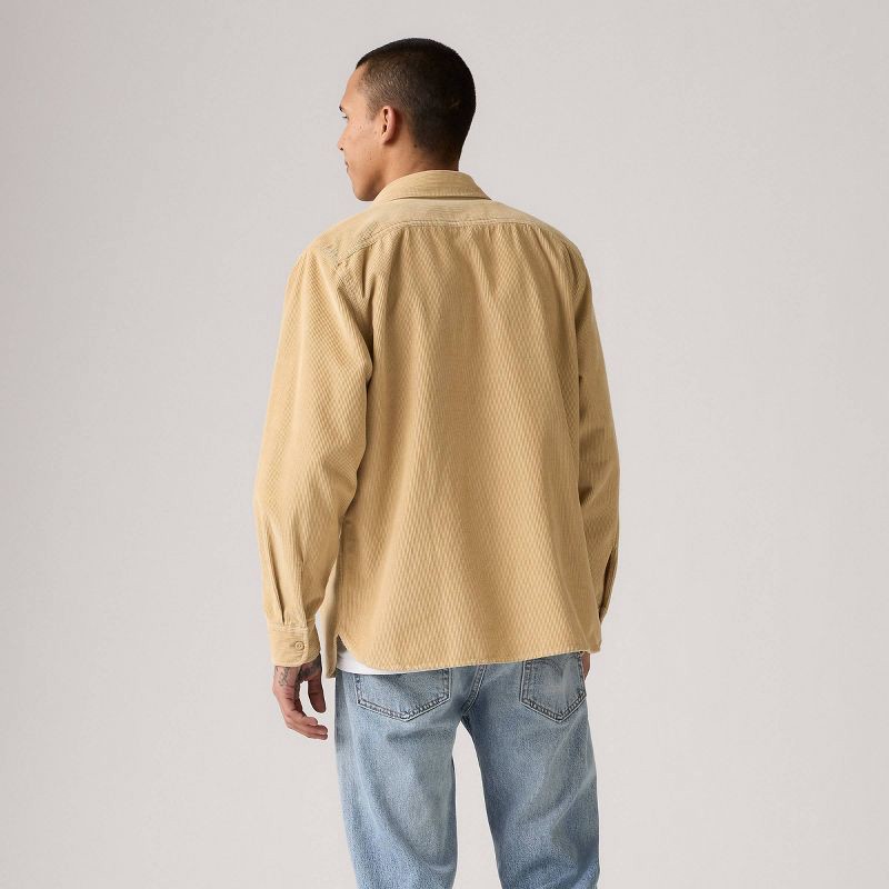 slide 2 of 3, Levi's® Men's Worker Standard Fit Long Sleeve Button-Down Shirt - Starfish XXL, 1 ct