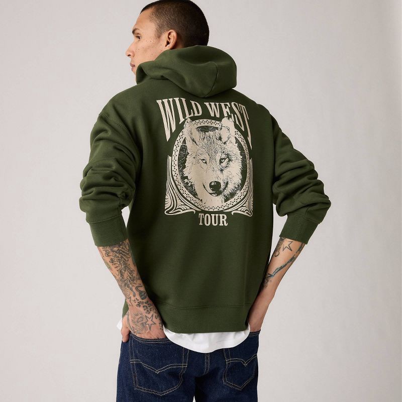 slide 3 of 3, Levi's® Men's Relaxed Fit Pullover Hoodie Sweatshirt - Wild West Duffel XXL, 1 ct