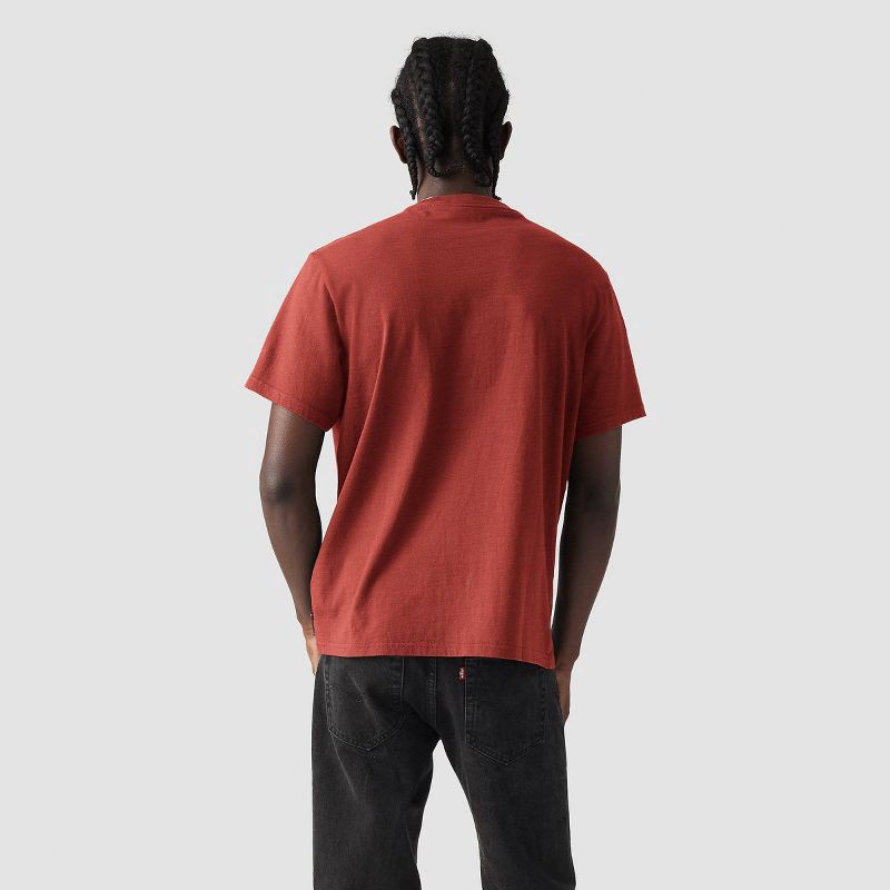 slide 2 of 2, Levi's® Men's Standard Fit Short Sleeve Logo Crewneck T-Shirt - Henna M, 1 ct