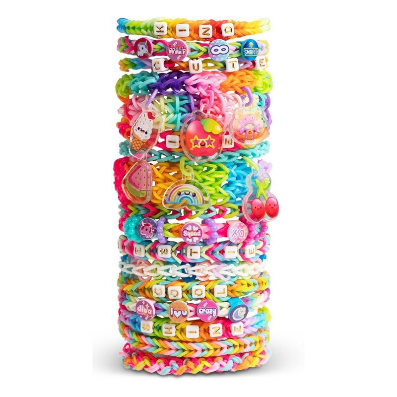 slide 4 of 5, Rainbow Loom 6155pc Fab and Fun Charm and Bead Kit Gift, 6155 ct