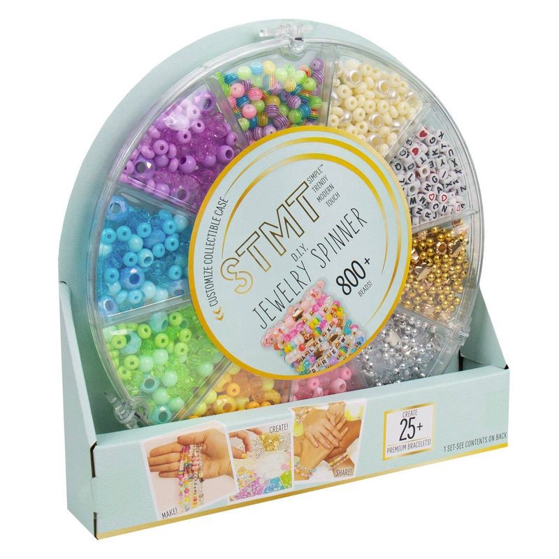 slide 5 of 5, STMT Do-It-Yourself Jewelry Spinner 800+ Beads, 1 ct