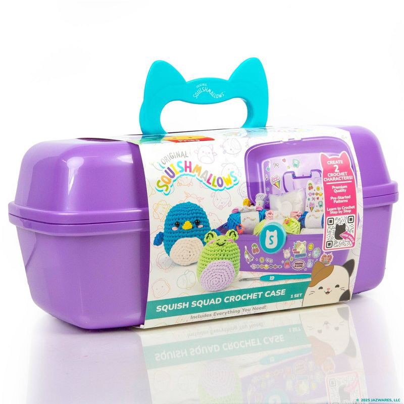 slide 7 of 8, Original Squishmallows Squish Squad Crochet Case Gift, 1 ct