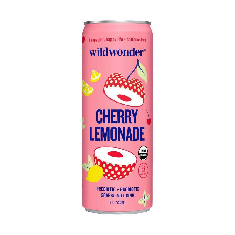 slide 1 of 5, WildWonder Cherry Lemonade - 12 fl oz, 12 fl oz