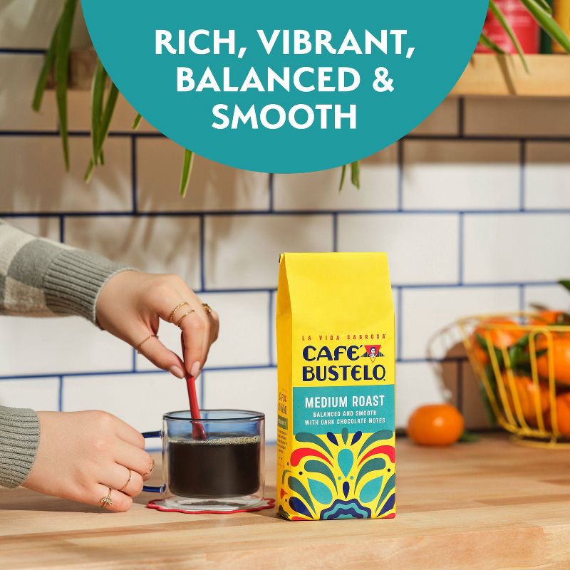 slide 3 of 6, Cafe Bustelo Medium Roast Ground Coffee - 11oz, 11 oz