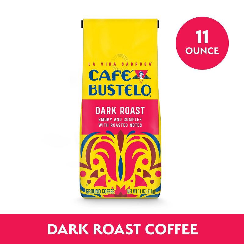 slide 2 of 6, Cafe Bustelo Dark Roast Ground Coffee - 11oz, 11 oz