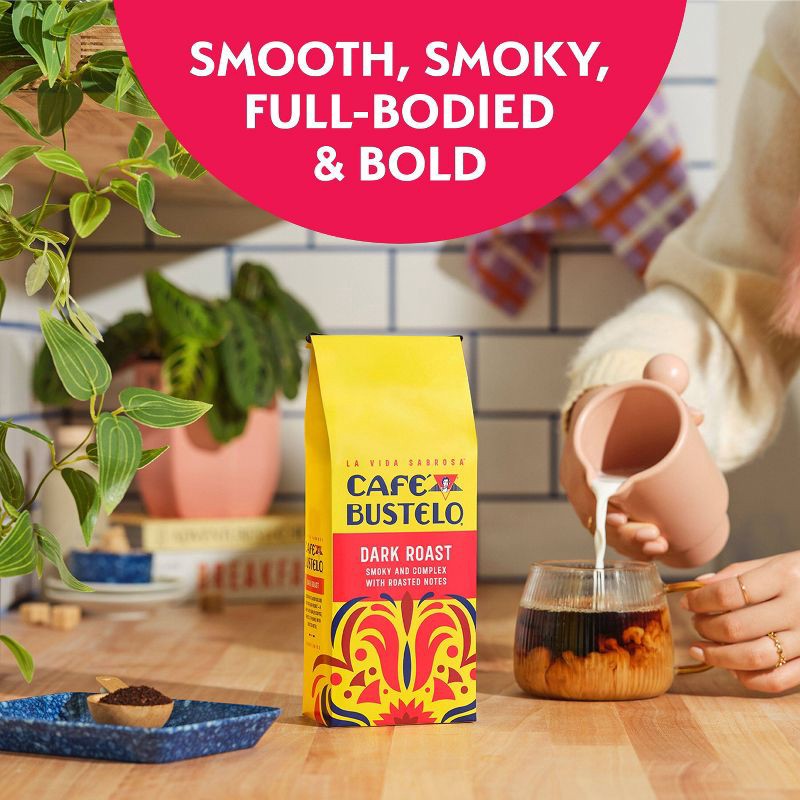 slide 3 of 6, Cafe Bustelo Dark Roast Ground Coffee - 11oz, 11 oz