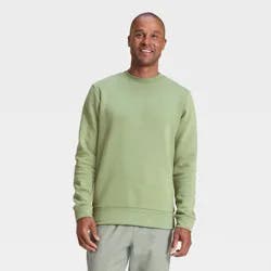 Men's Every Wear Fleece Crewneck Sweatshirt - Goodfellow & Co™ Light Green XL
