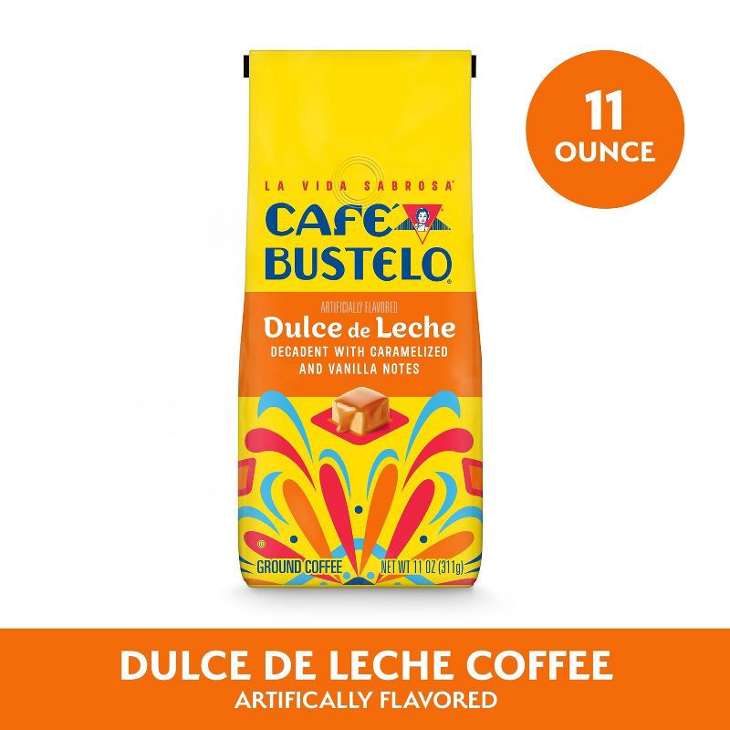 slide 2 of 6, Cafe Bustelo Dulce de Leche Ground Coffee - 11oz, 11 oz
