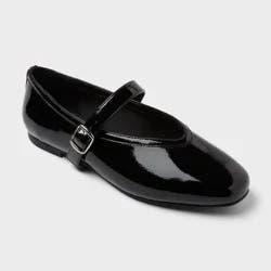 Women's Elena Mary Jane Flats with Memory Foam Insole – A New day™ Black 8.5