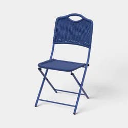 Monochromatic Rope Folding chair Navy Blue - Threshold™