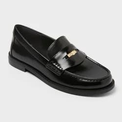 Women's Phyllis Penny Loafers with Memory Foam Insole – A New Day™ Black 7.5