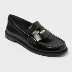 Women's Phyllis Penny Loafers with Memory Foam Insole – A New Day™ Black 8