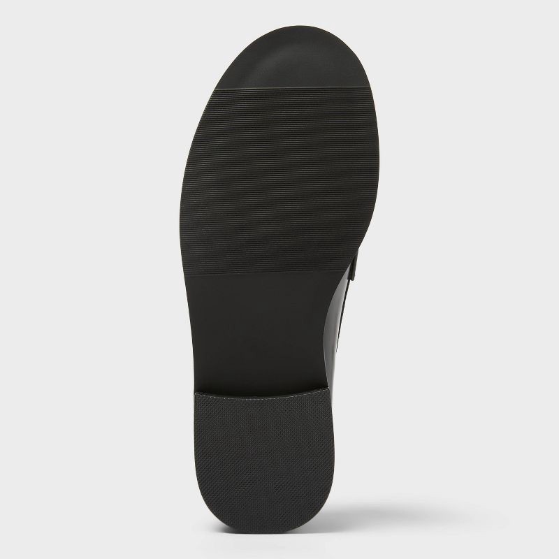 slide 4 of 4, Women's Phyllis Penny Loafers with Memory Foam Insole – A New Day™ Black 11, 1 ct