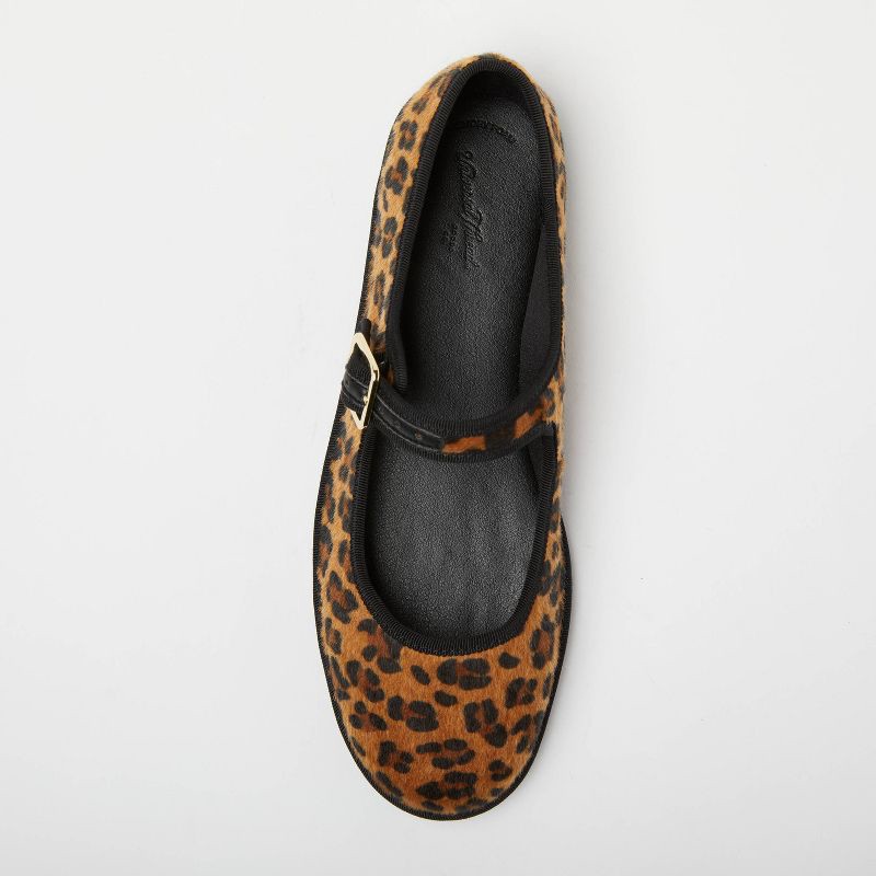 slide 3 of 4, Women's Halston Mary Jane Flats with Memory Foam Insole – Universal Thread™ Dark Brown 9.5, 1 ct