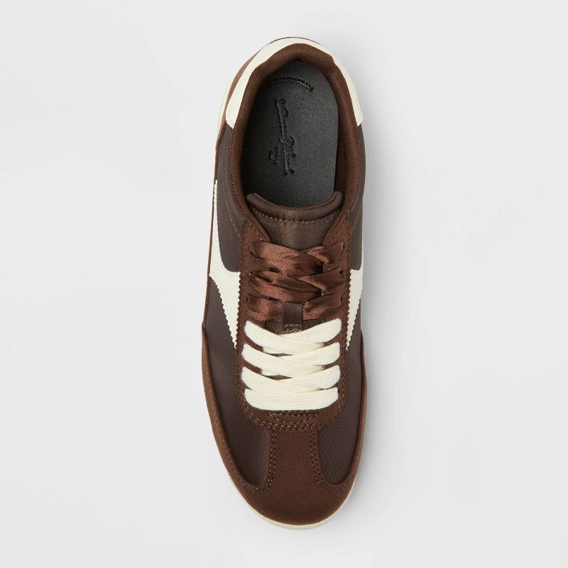 slide 3 of 4, Women's Skyler Jogger Sneakers with Memory Foam Insole – Universal Thread™ Brown 7.5, 1 ct