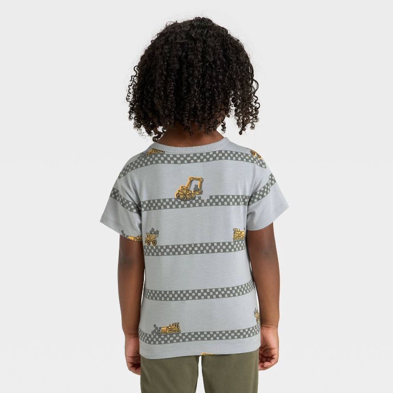 slide 3 of 3, Toddler Boys' Short Sleeve Relaxed T-Shirt - Cat & Jack™ Gray 3T, 1 ct