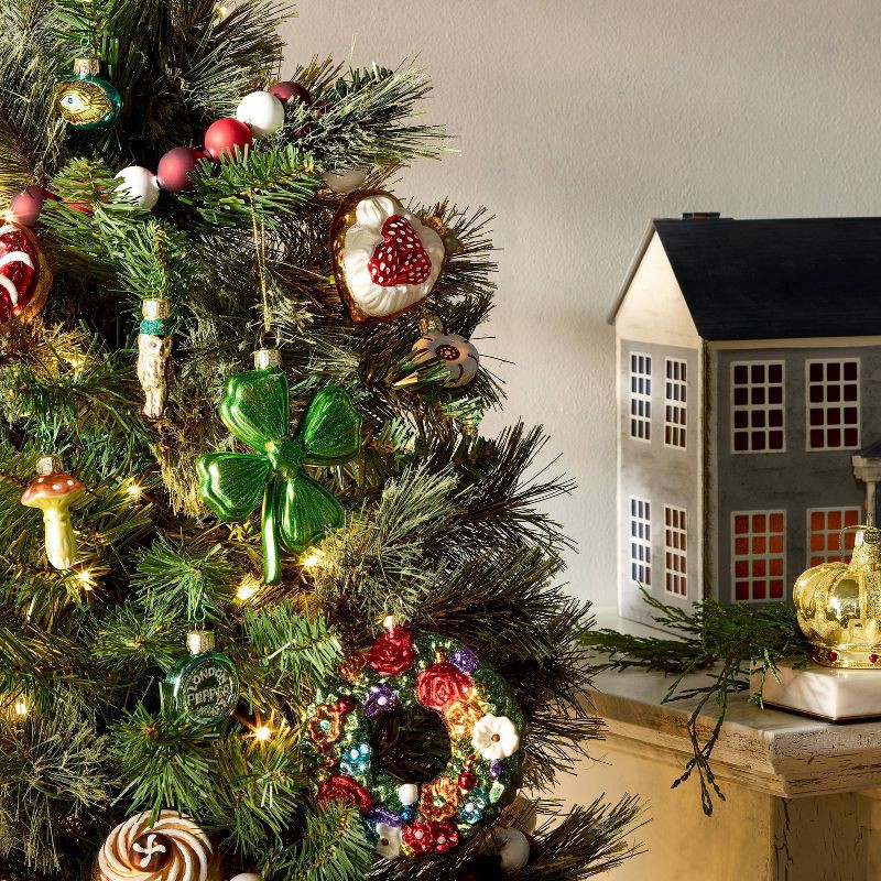 slide 2 of 3, John Derian for Target Glass Clover Ornament, 1 ct