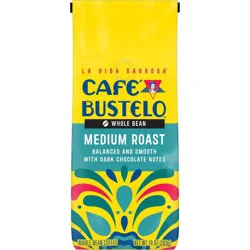 Cafe Bustelo Medium Roast Whole Bean Coffee - 10oz