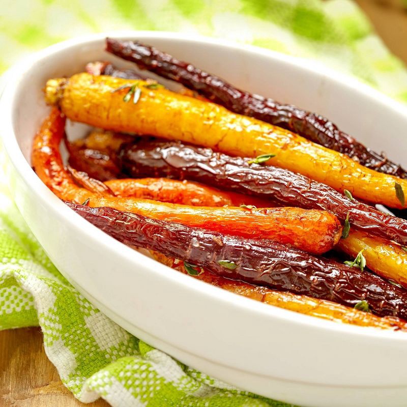 slide 2 of 3, Organic Rainbow Whole Carrots - 2lb, 2 lb