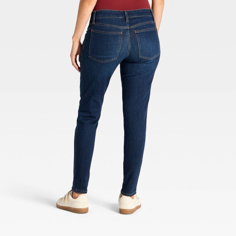 slide 2 of 4, Under The Belly Low-Rise Skinny Maternity Jeans - Isabel Maternity by Ingrid & Isabel™ Dark Wash 4, 1 ct