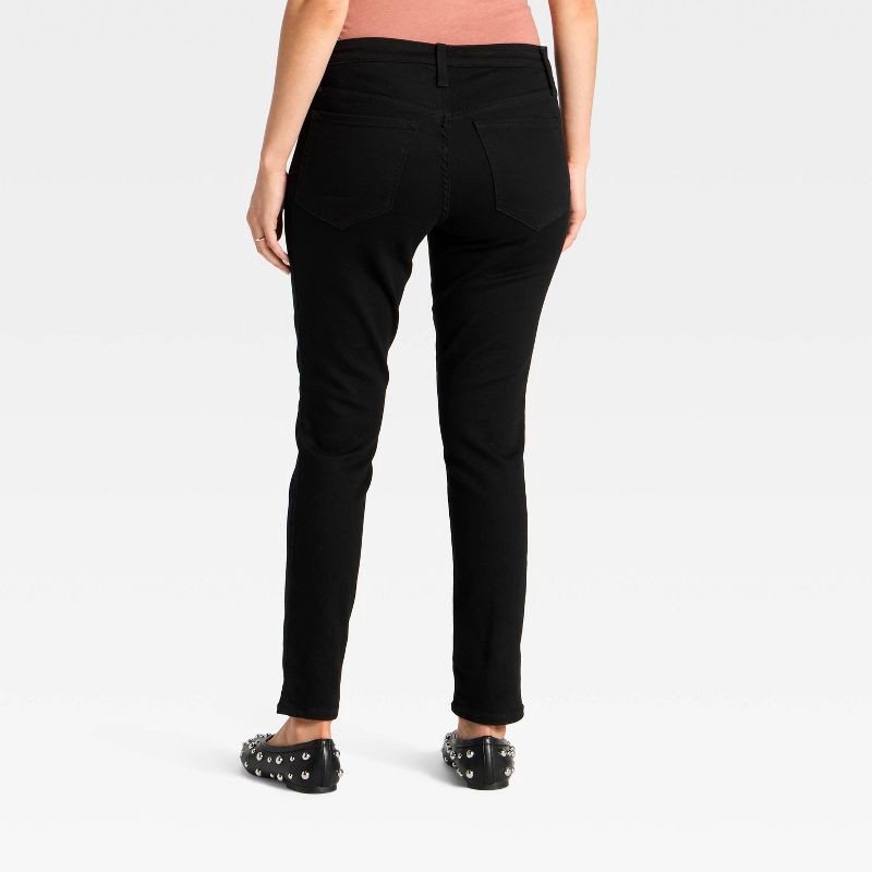 slide 2 of 4, Under The Belly Low-Rise Skinny Maternity Jeans - Isabel Maternity by Ingrid & Isabel™ Black 16, 1 ct