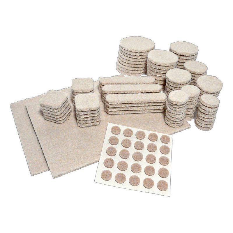 slide 2 of 5, Richelieu Eco Feltac Furniture Slides Bonus Packs and Multipacks Beige, 1 ct
