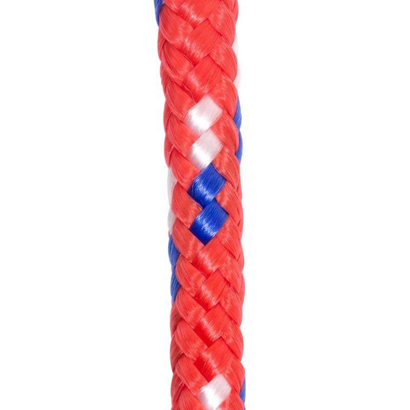 slide 4 of 5, Richelieu KingCord Polypropylene Diamond Braid Rope 100' - Red and Black, 1 ct