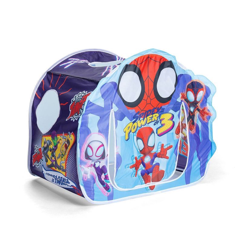 slide 3 of 7, Marvel Playhut Spidey's Webquarters Playhouse Play Tent, 1 ct