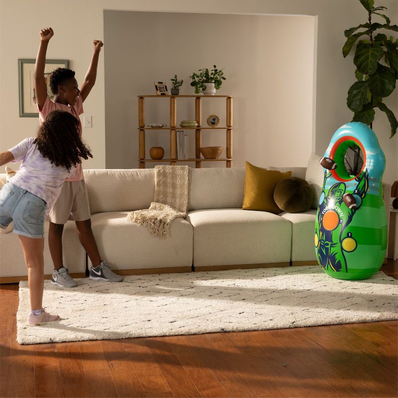 slide 4 of 7, Chuckle & Roar Grow-with-you-Football (Inflatable) Toy Football Set, 1 ct