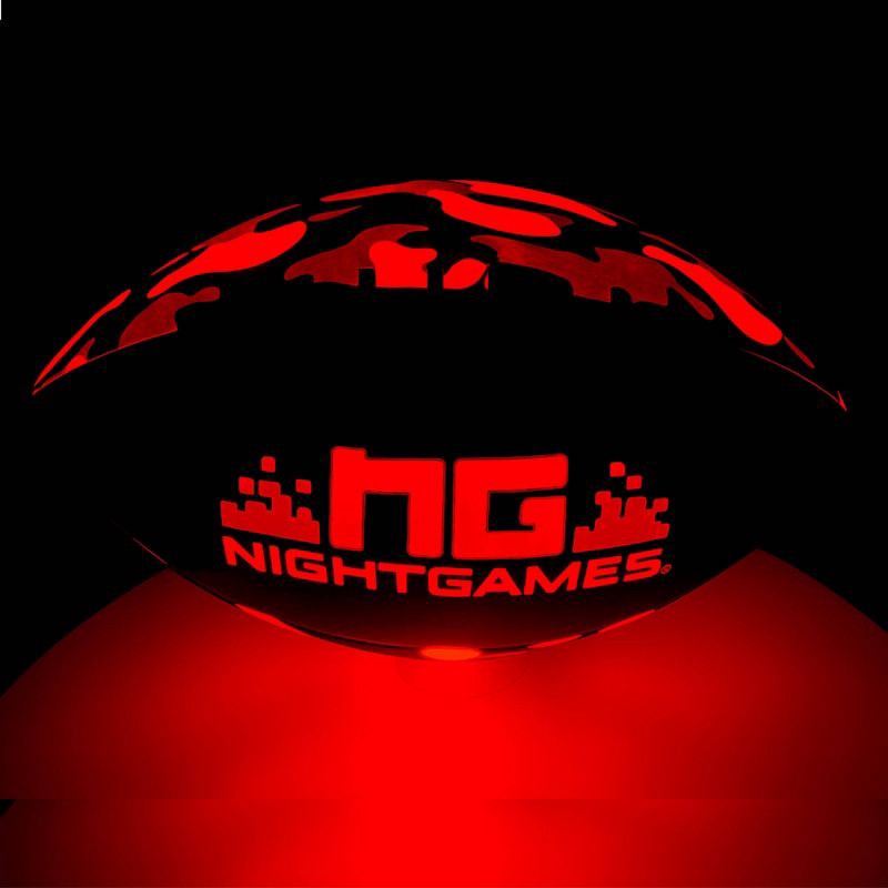 slide 2 of 4, Night Games LED Light Up Graphic Jr Size Football - Camoflauge, 1 ct