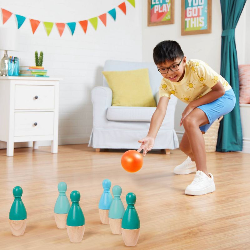 slide 2 of 9, B. toys Bowling Set - 8pc, 8 ct