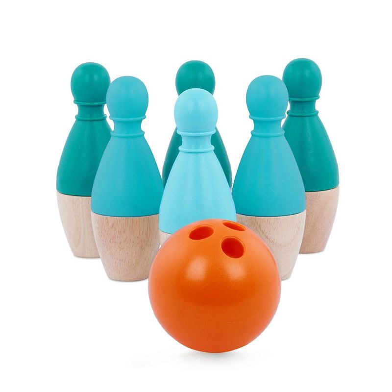 slide 8 of 9, B. toys Bowling Set - 8pc, 8 ct