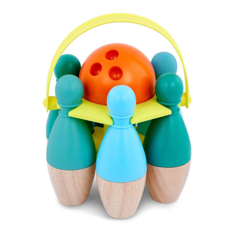 slide 9 of 9, B. toys Bowling Set - 8pc, 8 ct