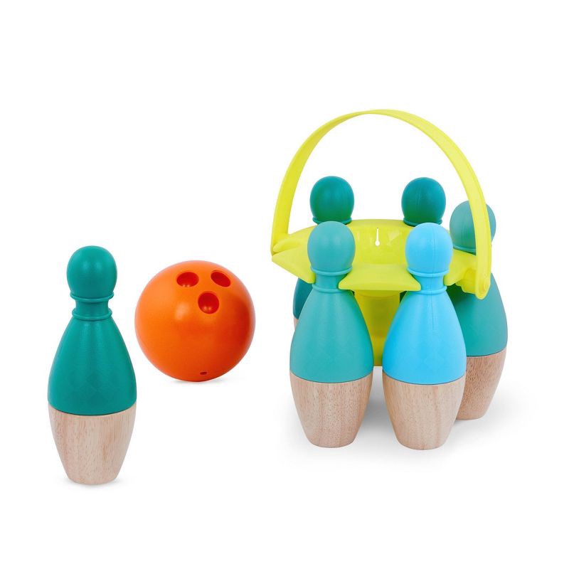 slide 1 of 9, B. toys Bowling Set - 8pc, 8 ct