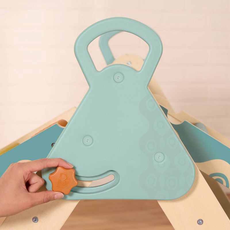 slide 9 of 12, B. toys Wooden Pikler Triangle Climber Set - Wonder Climber, 1 ct